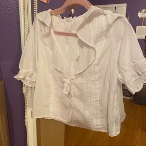 GAP Classic White Blouse